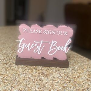 Wedding /baby shower guestbook sign